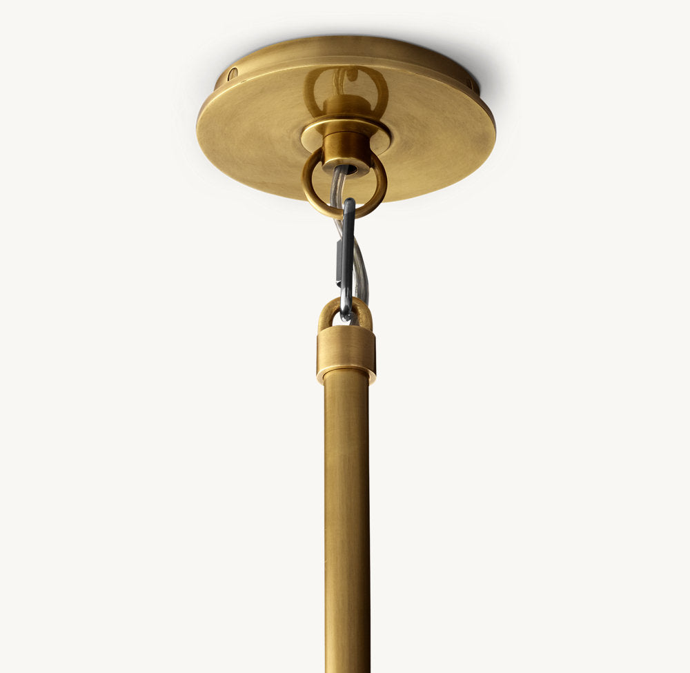 BOULE DE CRISTAL CLEAR GLASS OVAL CHANDELIER 72"