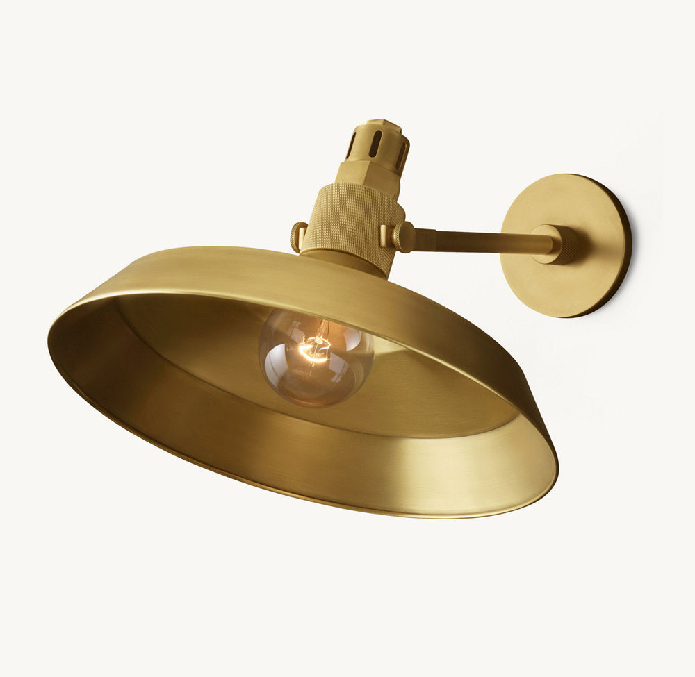 CONDORCET METAL SHADE SCONCE