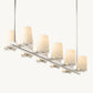PAUILLAC FABRIC SHADE LINEAR CHANDELIER 60"