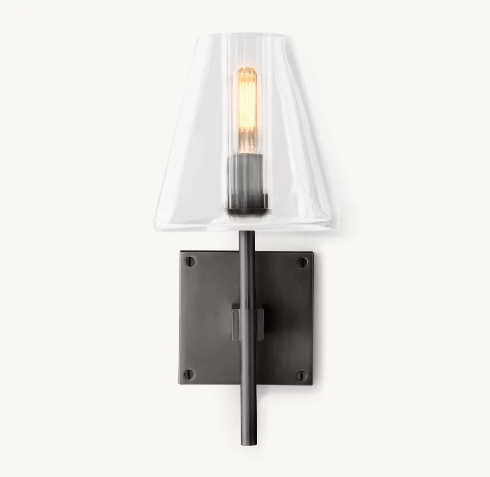 FULHAM GLASS SHADE SCONCE