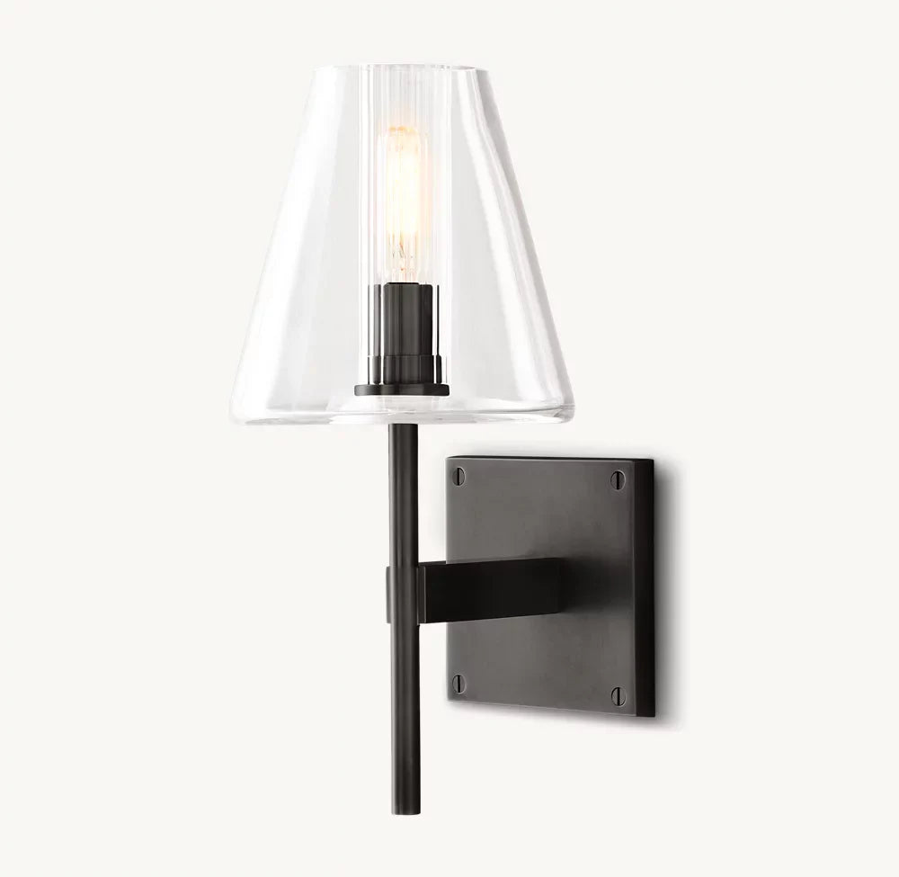 FULHAM GLASS SHADE SCONCE