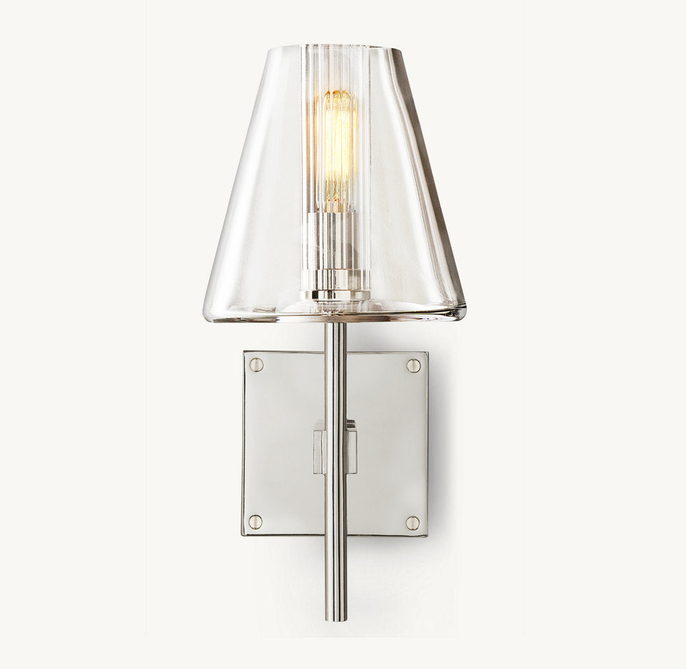 FULHAM GLASS SHADE SCONCE