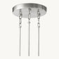 SIRENE CLEAR GLASS ROUND CHANDELIER 65"