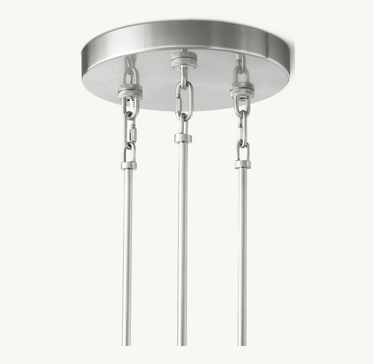 SIRENE CLEAR GLASS ROUND CHANDELIER 65"