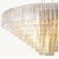 SIRENE CLEAR GLASS ROUND CHANDELIER 65"