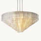 SIRENE CLEAR GLASS ROUND CHANDELIER 65"