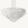 SIRENE CLEAR GLASS ROUND CHANDELIER 65"