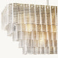 SIRENE CLEAR GLASS RECTANGULAR CHANDELIER 59"