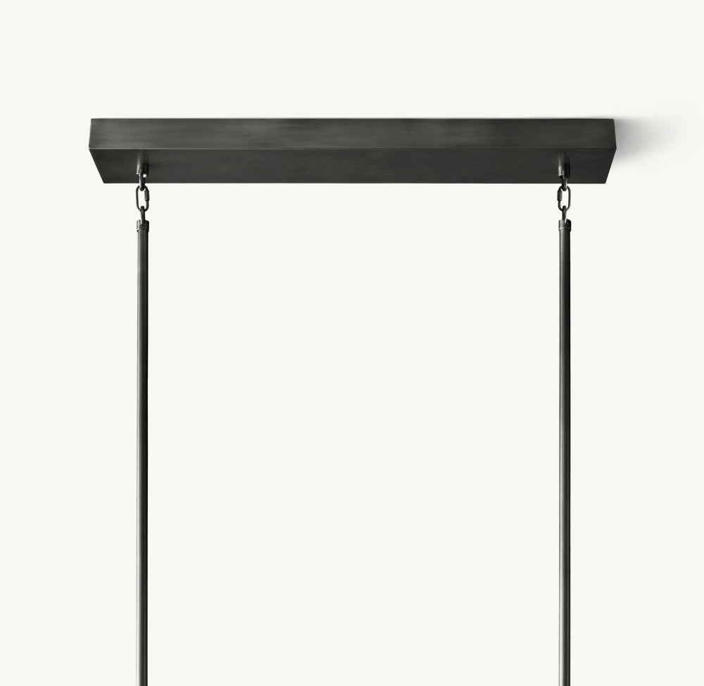 ARCACHON LED RECTANGULAR CHANDELIER 54"