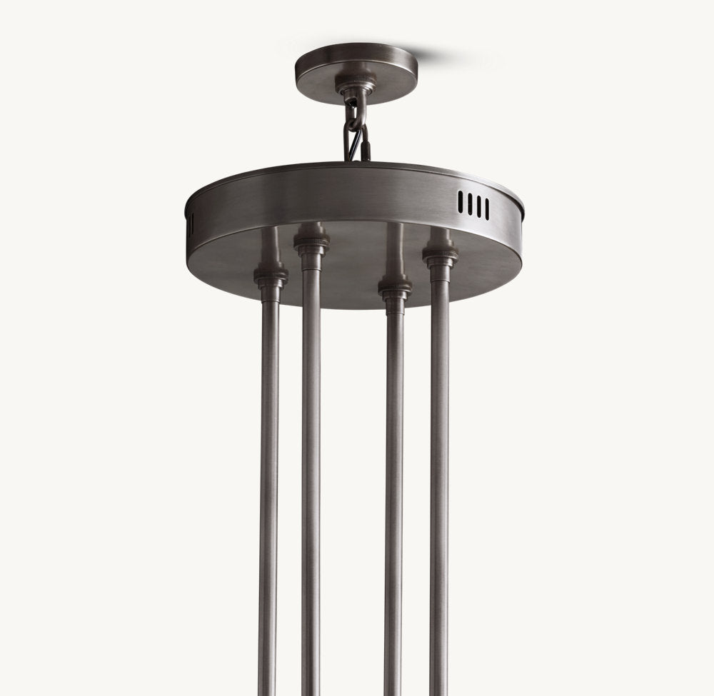 ARCACHON LED ROUND TWO-TIER CHANDELIER 60"