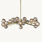 BOULE DE CRISTAL SMOKE GLASS ROUND CHANDELIER 48"