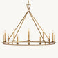 19TH C. ENGLISH OPENWORK ROUND CHANDELIER 50"