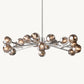 BOULE DE CRISTAL SMOKE GLASS ROUND CHANDELIER 48"