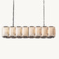 HARLOW CALCITE RECTANGULAR CHANDELIER 54"
