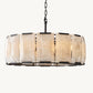 HARLOW CALCITE ROUND CHANDELIER 31"