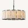 HARLOW CALCITE ROUND CHANDELIER 31"