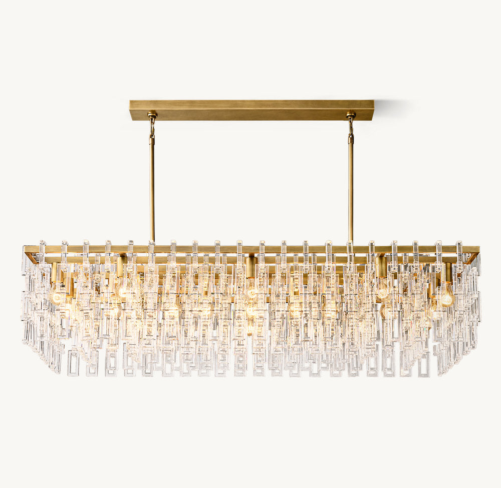 MARIGNAN RECTANGULAR CHANDELIER 60"