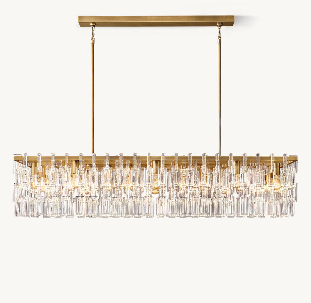 MARIGNAN RECTANGULAR CHANDELIER 60"