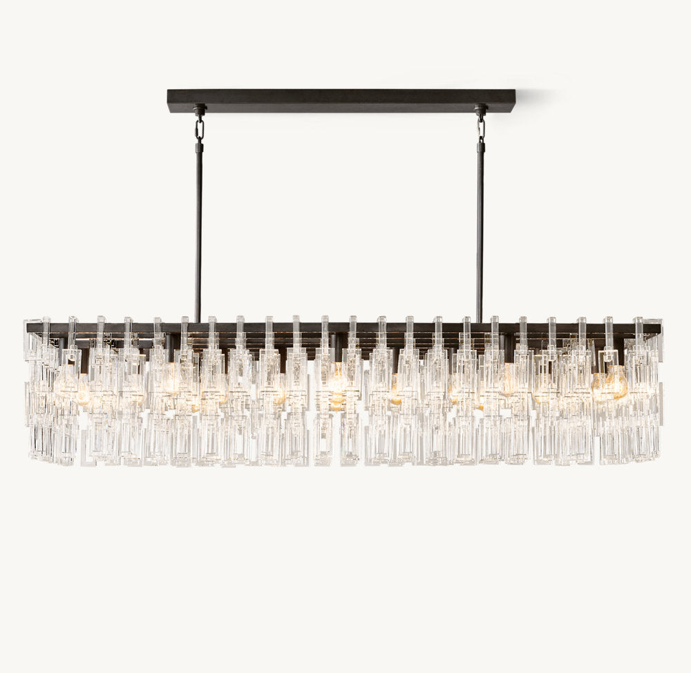 MARIGNAN RECTANGULAR CHANDELIER 60"