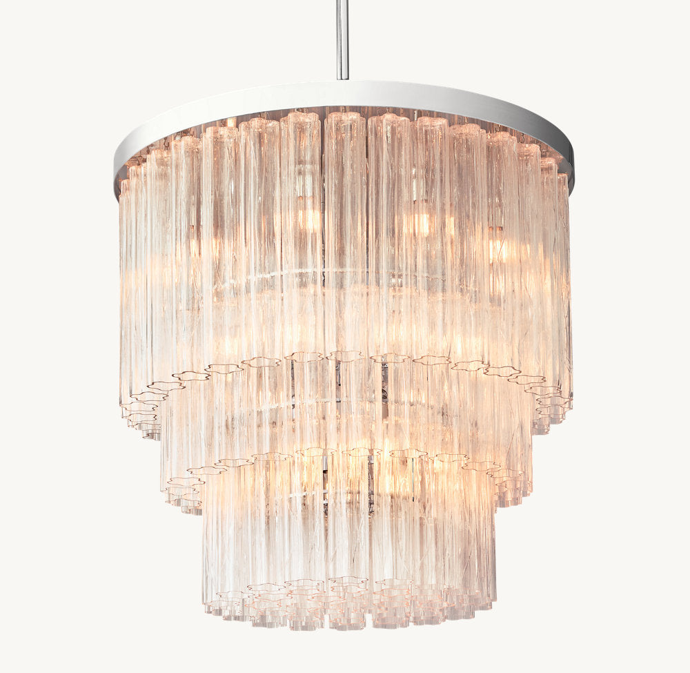 CIELO THREE-TIER ROUND CHANDELIER 36"