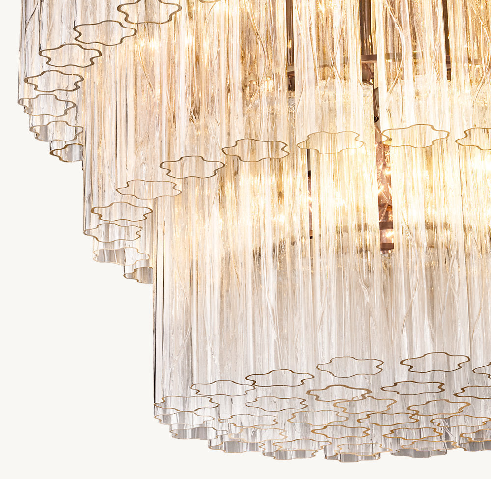 CIELO THREE-TIER ROUND CHANDELIER 36"
