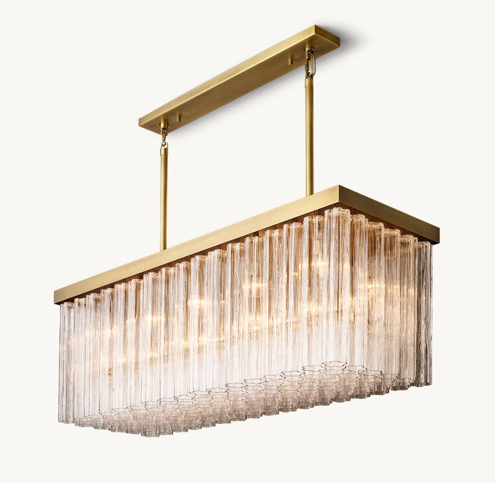 CIELO RECTANGULAR CHANDELIER 54"