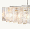 LATTICE SQUARE CHANDELIER 37"