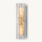 LATTICE CLEAR GLASS SCONCE