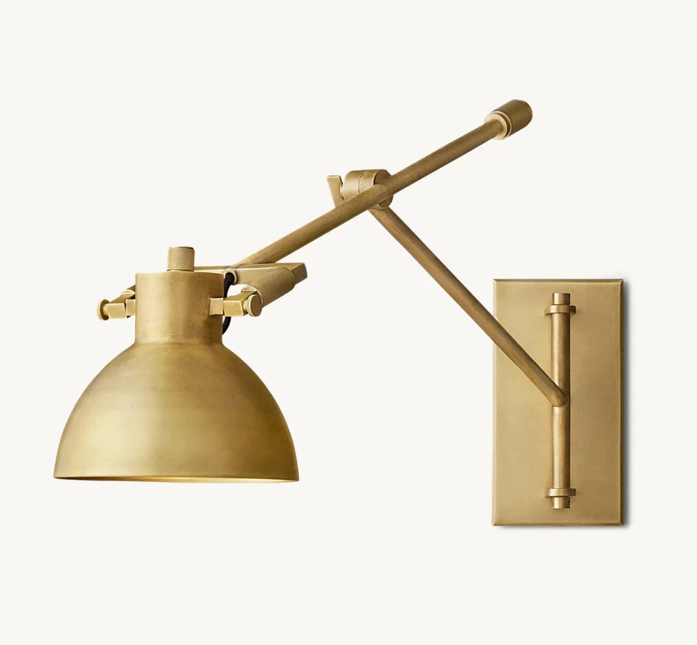 MACHINIST SWING-ARM TASK SCONCE