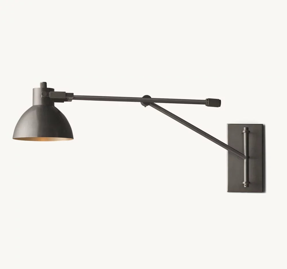 MACHINIST SWING-ARM TASK SCONCE