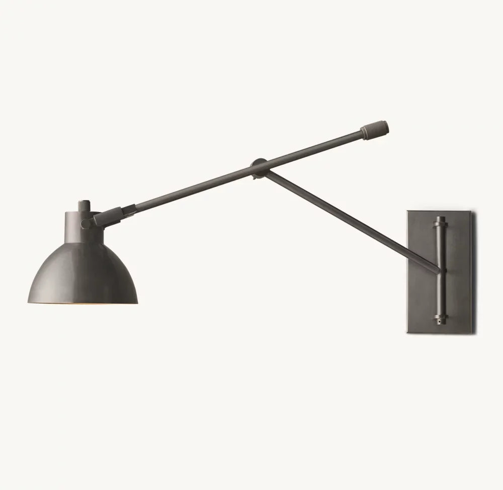 MACHINIST SWING-ARM TASK SCONCE