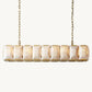 HARLOW CALCITE RECTANGULAR CHANDELIER 62"