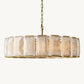HARLOW CALCITE ROUND CHANDELIER 43"