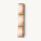 HARLOW CALCITE TRIPLE SCONCE