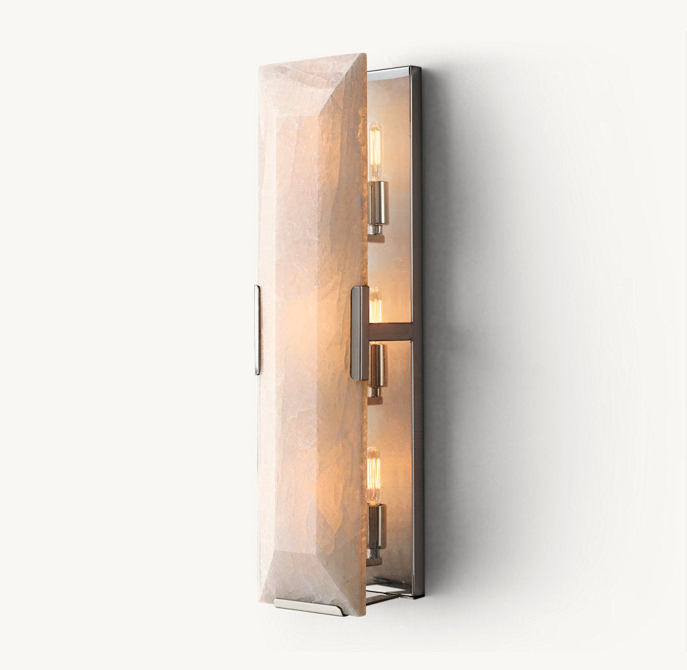 HARLOW CALCITE LINEAR SCONCE