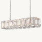 HARLOW CRYSTAL RECTANGULAR CHANDELIER 54"