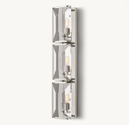 HARLOW CRYSTAL TRIPLE SCONCE