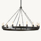 CAMINO VINTAGE FILAMENT ROUND CHANDELIER 38"