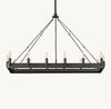 CAMINO VINTAGE FILAMENT RECTANGULAR CHANDELIER 41"