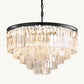 1920S ODEON ROUND CHANDELIER 32"