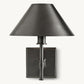 PETITE CANDLESTICK METAL SHADE SCONCE