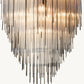 CASCADA RECTANGULAR CHANDELIER 54"