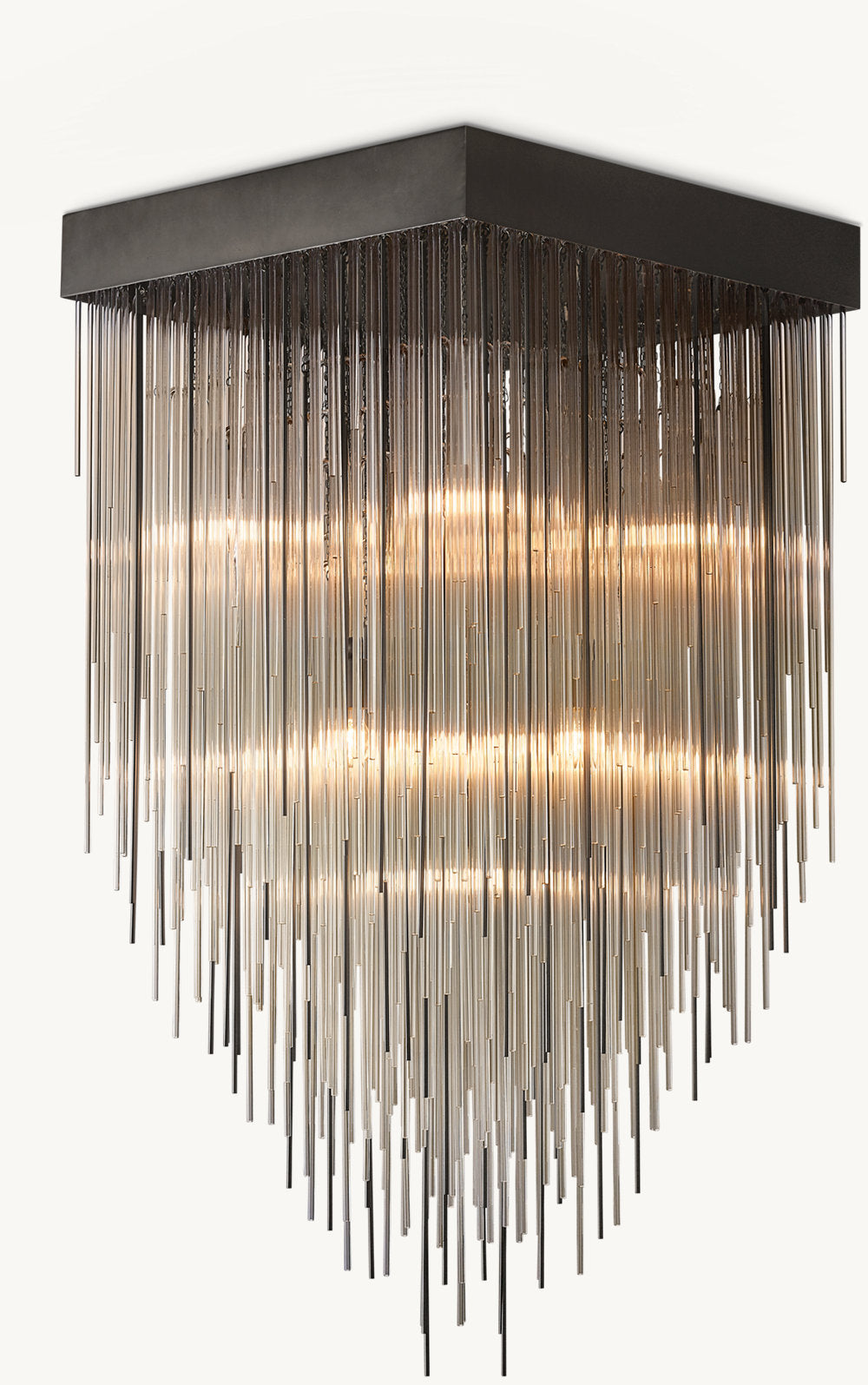 CASCADA SQUARE CHANDELIER 30"