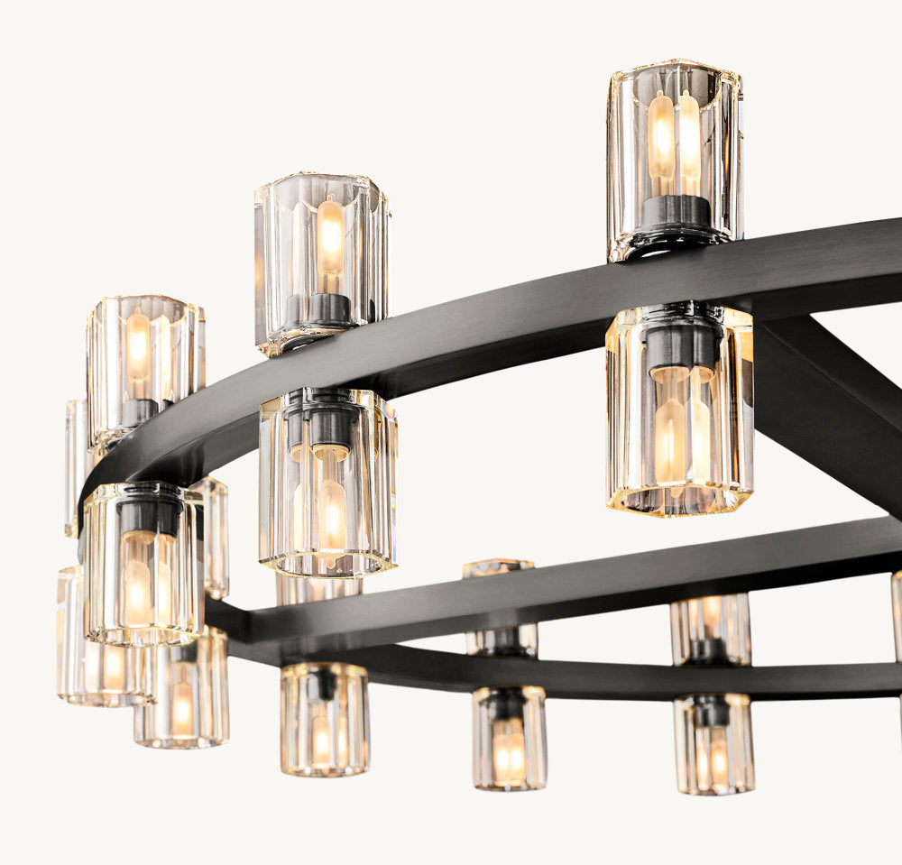 ARCACHON LED ROUND CHANDELIER 36"