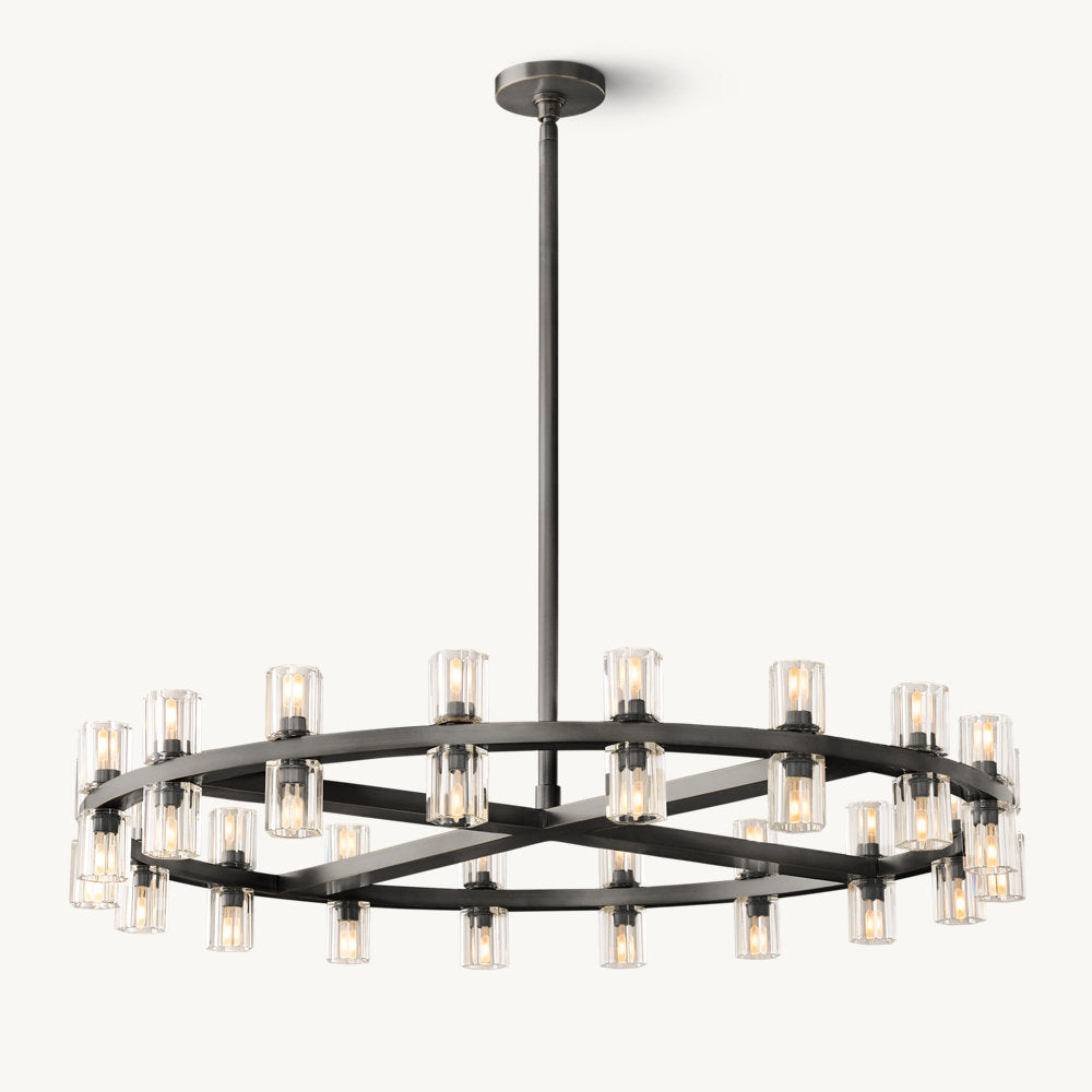 ARCACHON LED ROUND CHANDELIER 36"