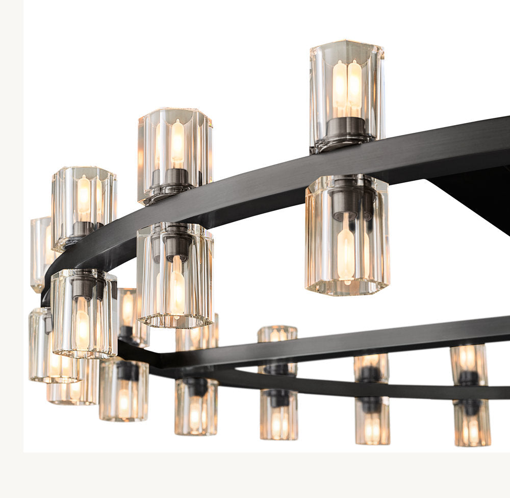 ARCACHON LED ROUND CHANDELIER 36"