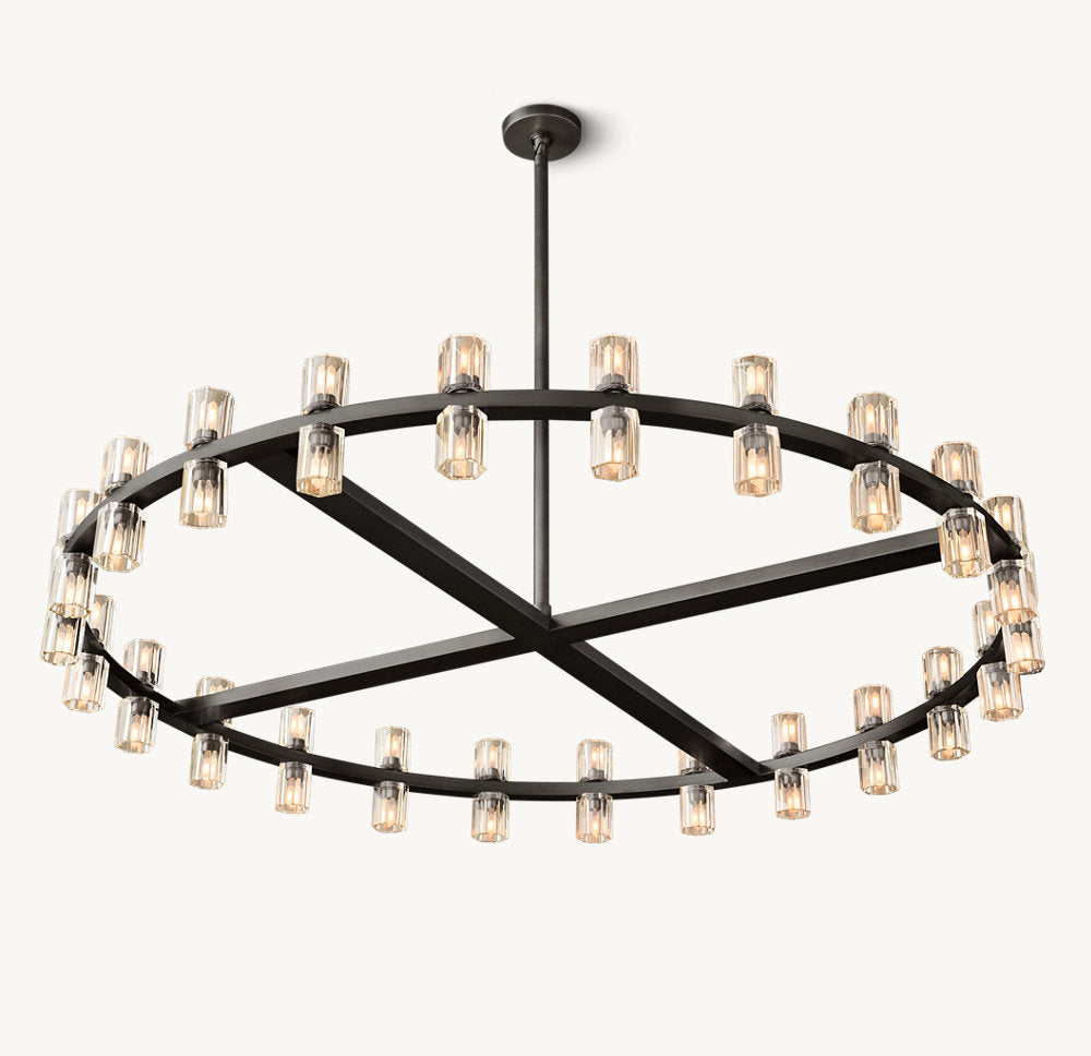 ARCACHON LED ROUND CHANDELIER 48"