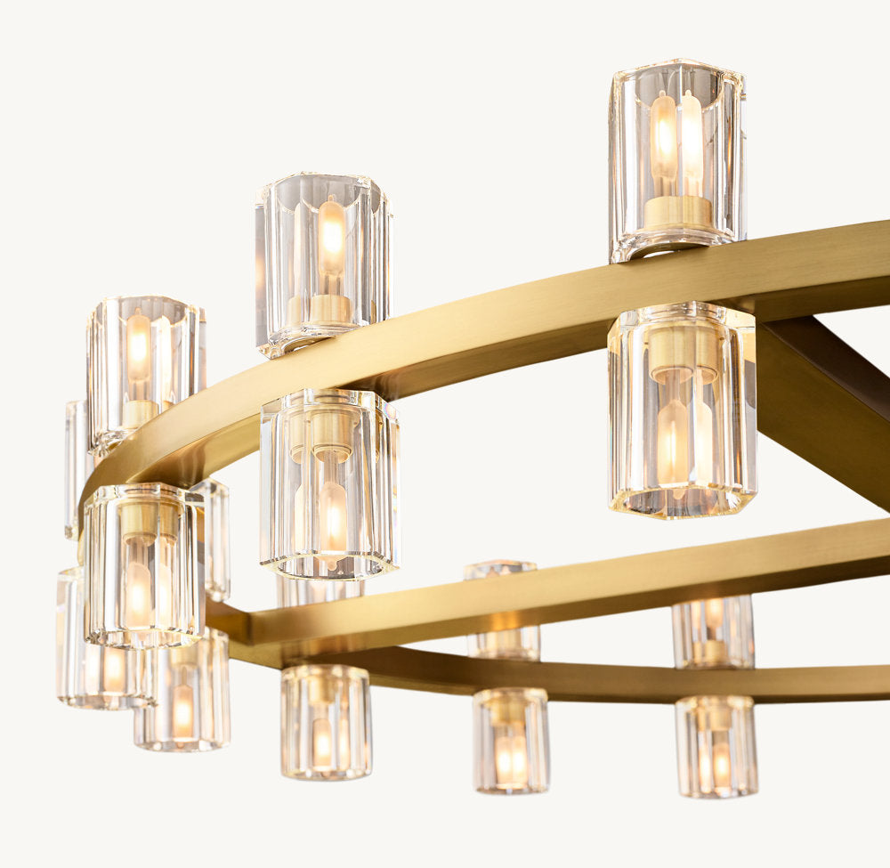 ARCACHON LED ROUND CHANDELIER 36"