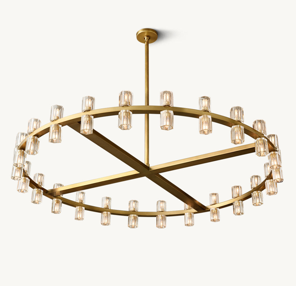 ARCACHON LED ROUND CHANDELIER 48"