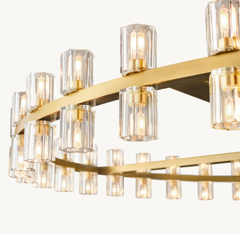ARCACHON LED ROUND CHANDELIER 60"